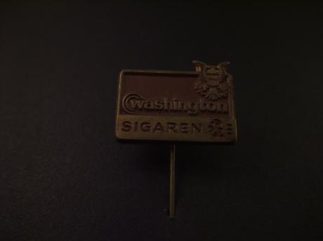 Sigarenfabriek Washington Baarn.( gematteerde sigaren) logo bruin